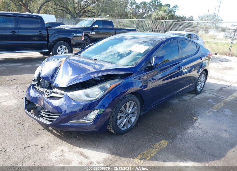2014 HYUNDAI ELANTRA VIN: 5NPDH4AE3EH460128