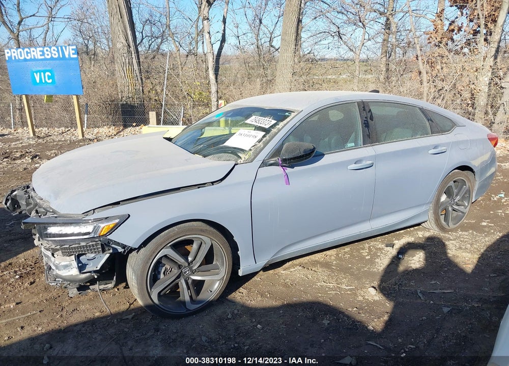 2022 HONDA ACCORD VIN: 1HGCV1F38NA066319
