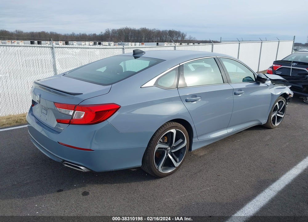 2022 HONDA ACCORD VIN: 1HGCV1F38NA066319