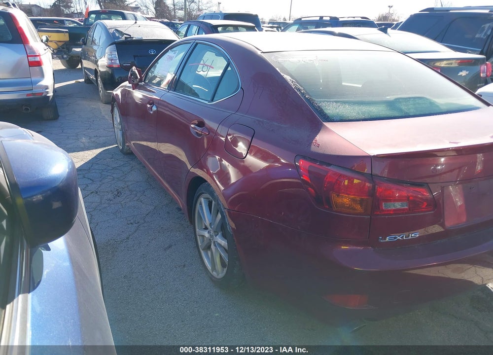 2006 LEXUS IS350 VIN: JTHBE262265003832