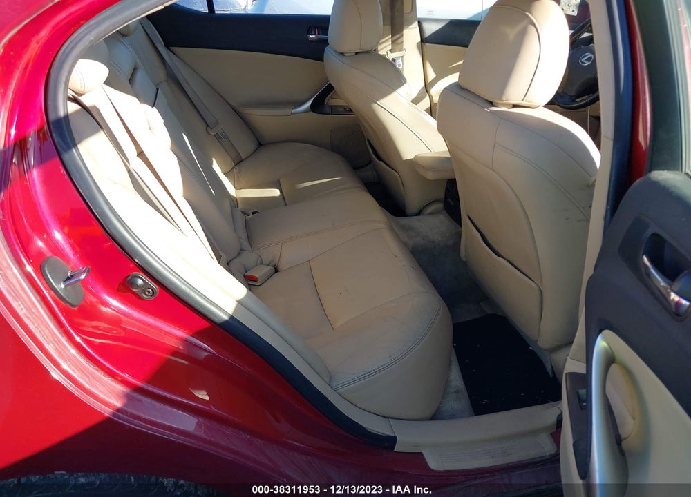 2006 LEXUS IS350 VIN: JTHBE262265003832