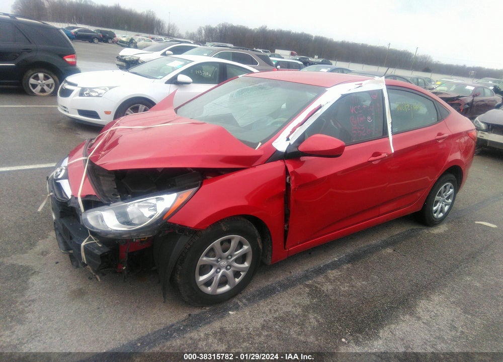 2013 HYUNDAI ACCENT GLS VIN: KMHCT4AE1DU552655
