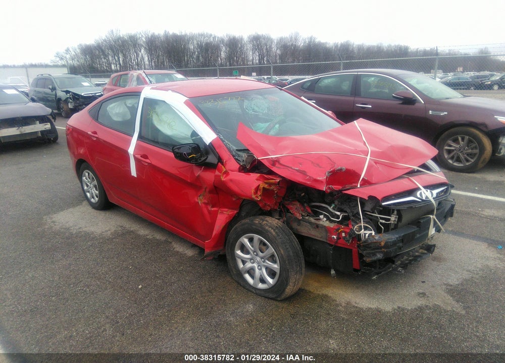 2013 HYUNDAI ACCENT GLS VIN: KMHCT4AE1DU552655