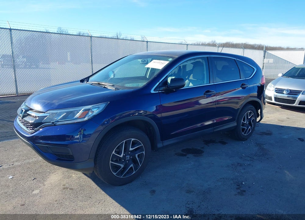 2016 HONDA CR-V SE VIN: 5J6RM4H48GL126166