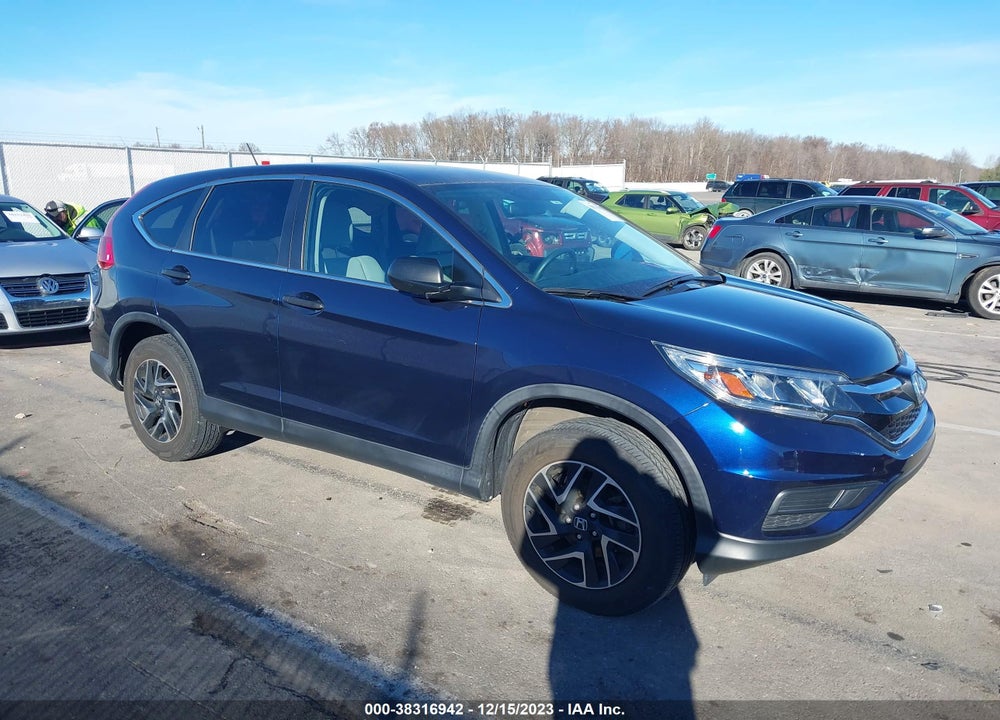 2016 HONDA CR-V SE VIN: 5J6RM4H48GL126166
