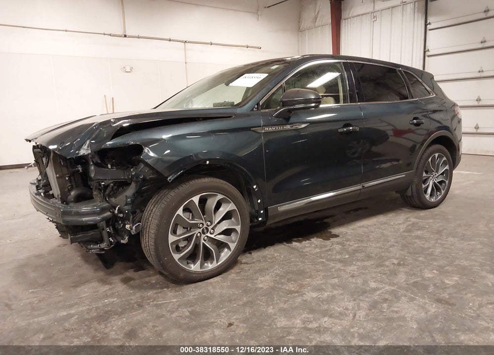 2022 LINCOLN NAUTILUS RESERVE VIN: 2LMPJ8K94NBL13967
