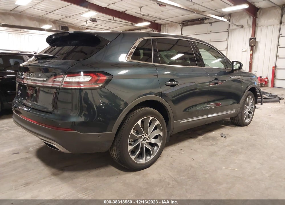 2022 LINCOLN NAUTILUS RESERVE VIN: 2LMPJ8K94NBL13967