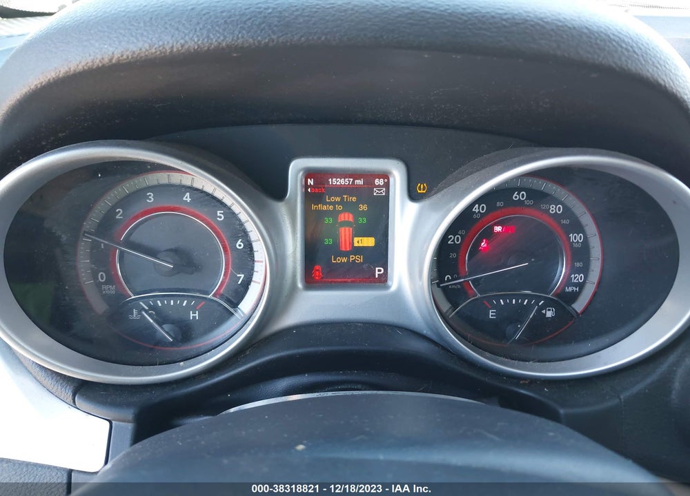 2013 DODGE JOURNEY SXT VIN: 3C4PDCBG7DT691437
