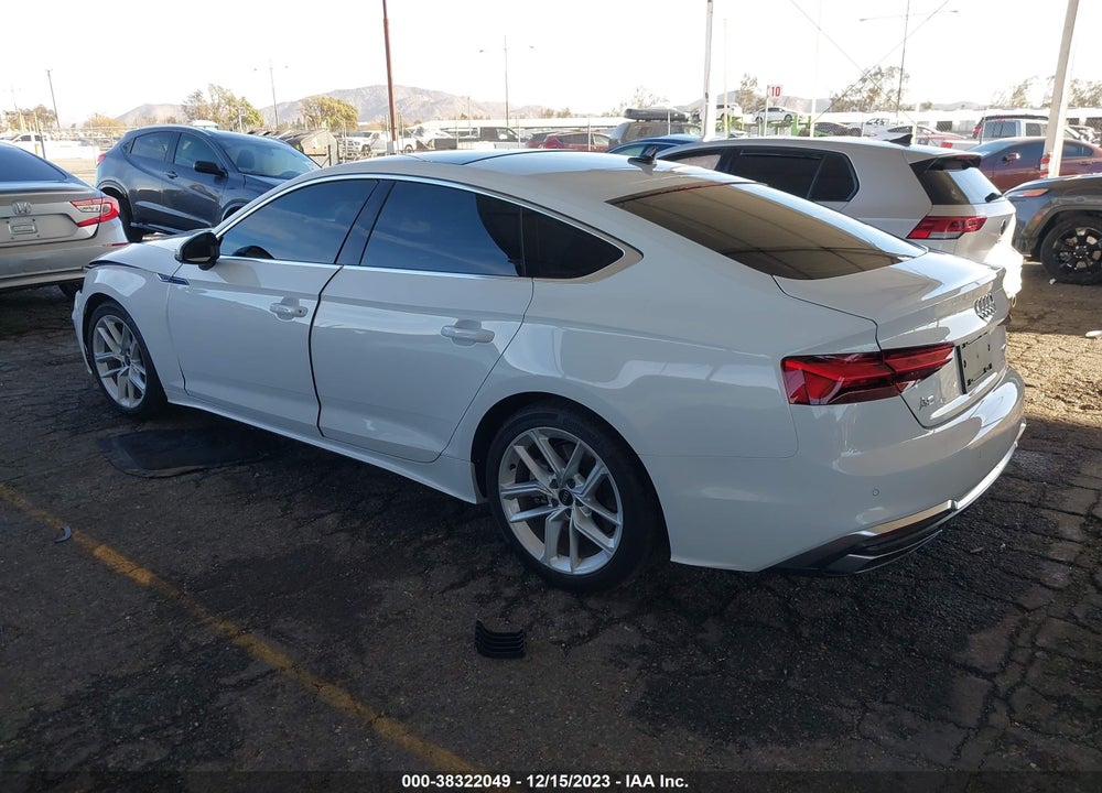 2023 AUDI A5 SPORTBACK PREMIUM PLUS 45 TFSI S LINE QUATTRO S TRONIC VIN: WAUFACF50PA069767