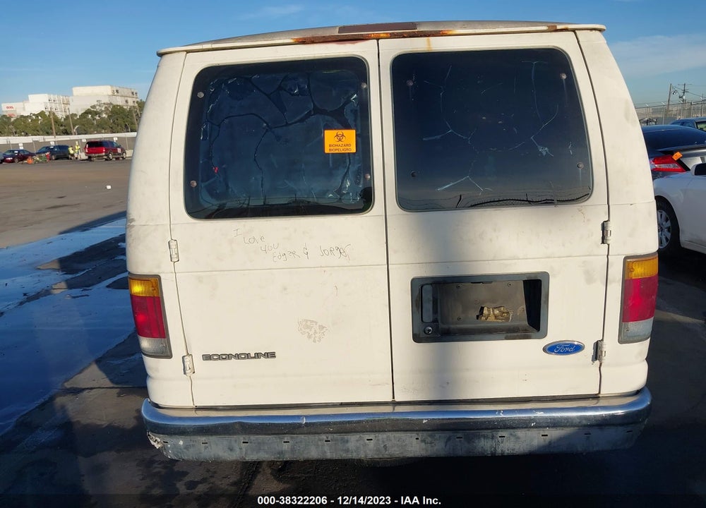1993 FORD ECONOLINE E150 VAN VIN: 1FTEE14NXPHB22234