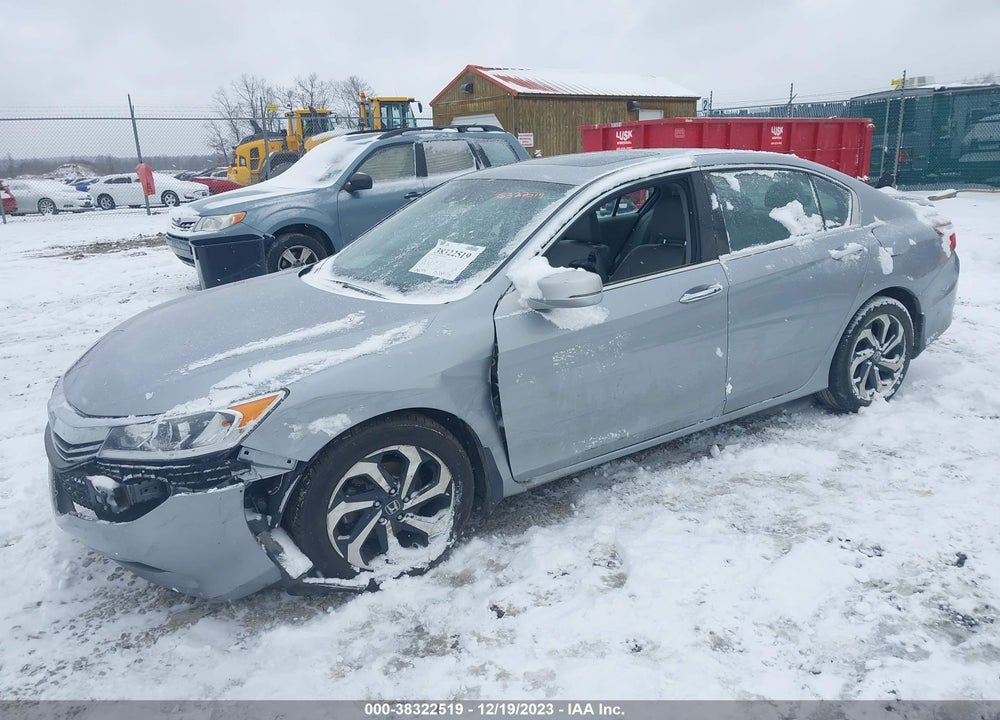 2016 HONDA ACCORD EX-L VIN: 1HGCR2F96GA214324