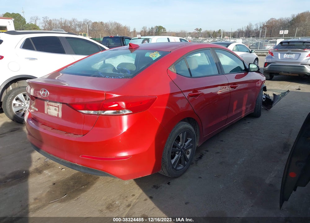 2018 HYUNDAI ELANTRA SEL VIN: 5NPD84LF8JH244629