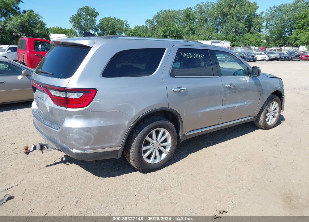 2014 DODGE DURANGO SXT VIN: 1C4RDJAGXEC318663