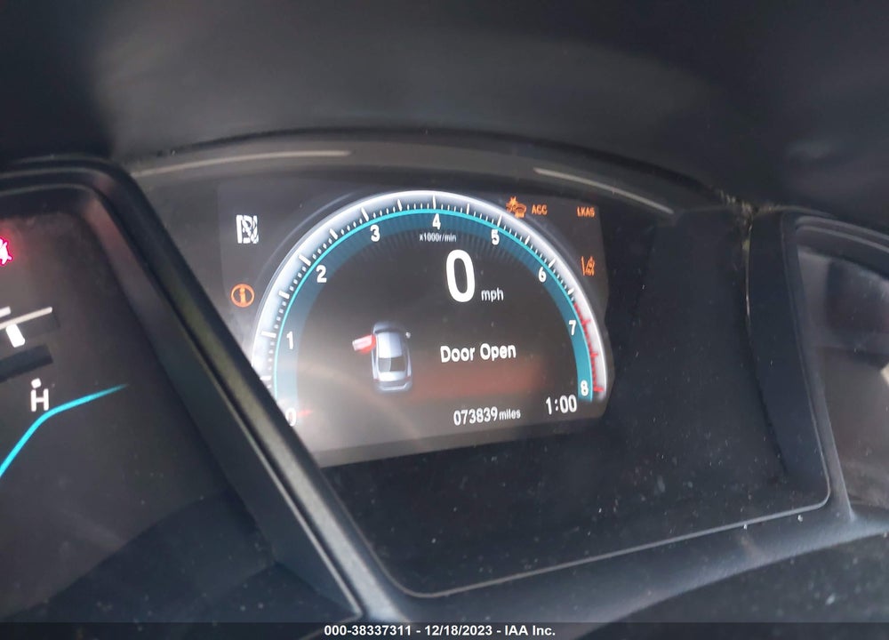 2019 HONDA CIVIC LX VIN: 2HGFC2F68KH552869