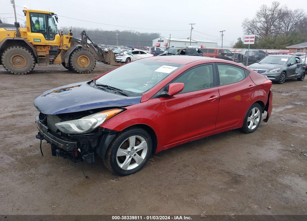 2012 HYUNDAI ELANTRA GLS (ULSAN PLANT) VIN: KMHDH4AE1CU443519