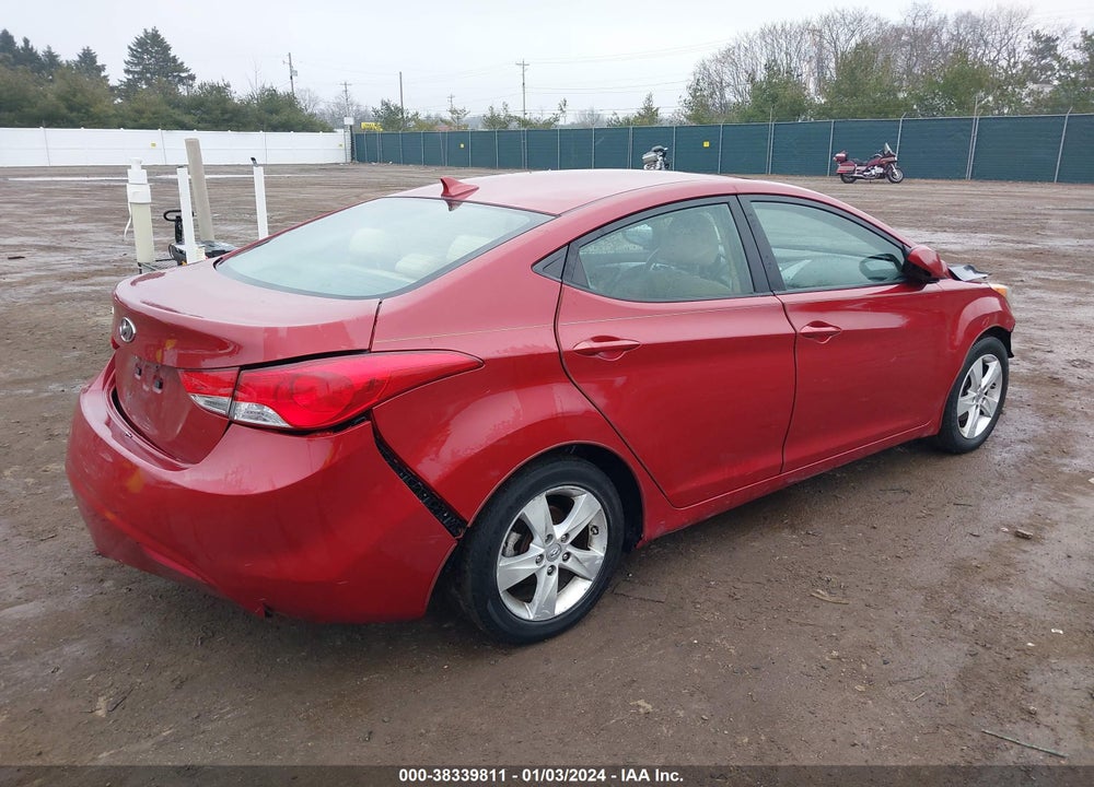 2012 HYUNDAI ELANTRA GLS (ULSAN PLANT) VIN: KMHDH4AE1CU443519