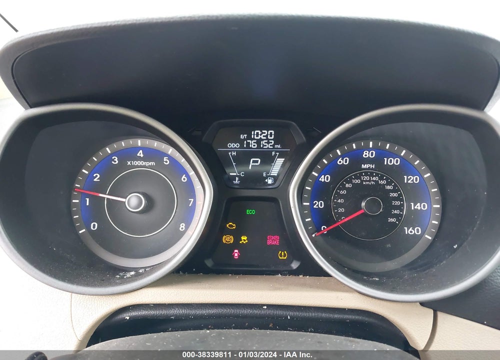 2012 HYUNDAI ELANTRA GLS (ULSAN PLANT) VIN: KMHDH4AE1CU443519