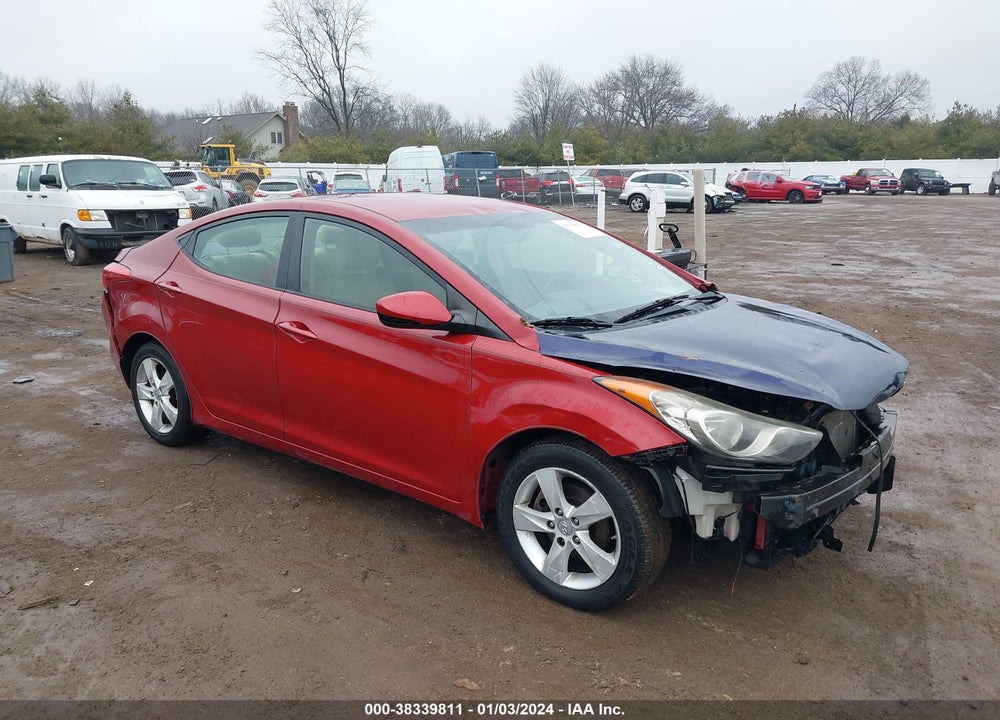 2012 HYUNDAI ELANTRA GLS (ULSAN PLANT) VIN: KMHDH4AE1CU443519