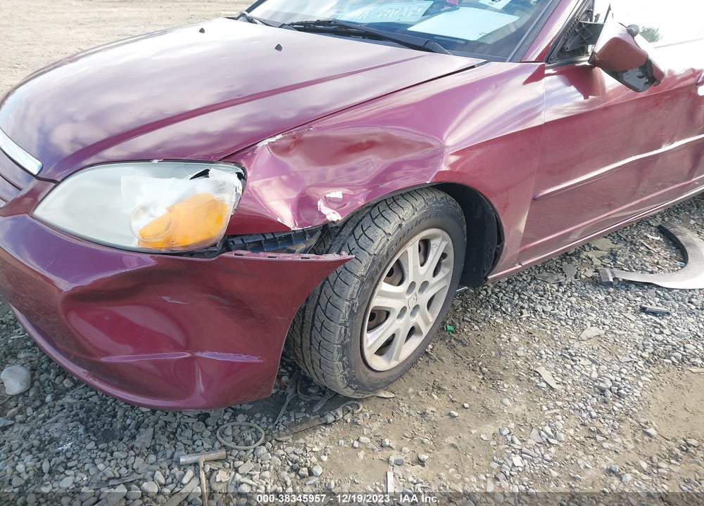 2003 HONDA CIVIC EX VIN: 2HGES26763H601897