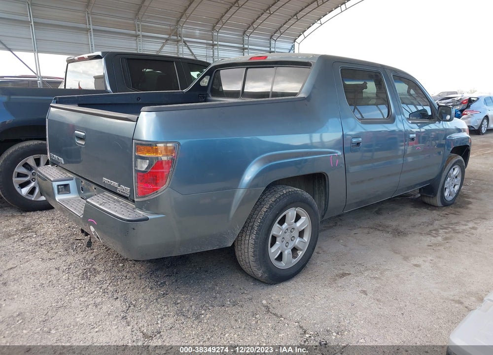 2006 HONDA RIDGELINE RTS VIN: 2HJYK16486H531296
