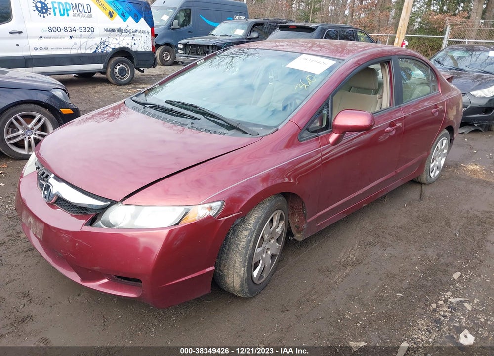 2010 HONDA CIVIC SDN LX VIN: 2HGFA1F50AH554119