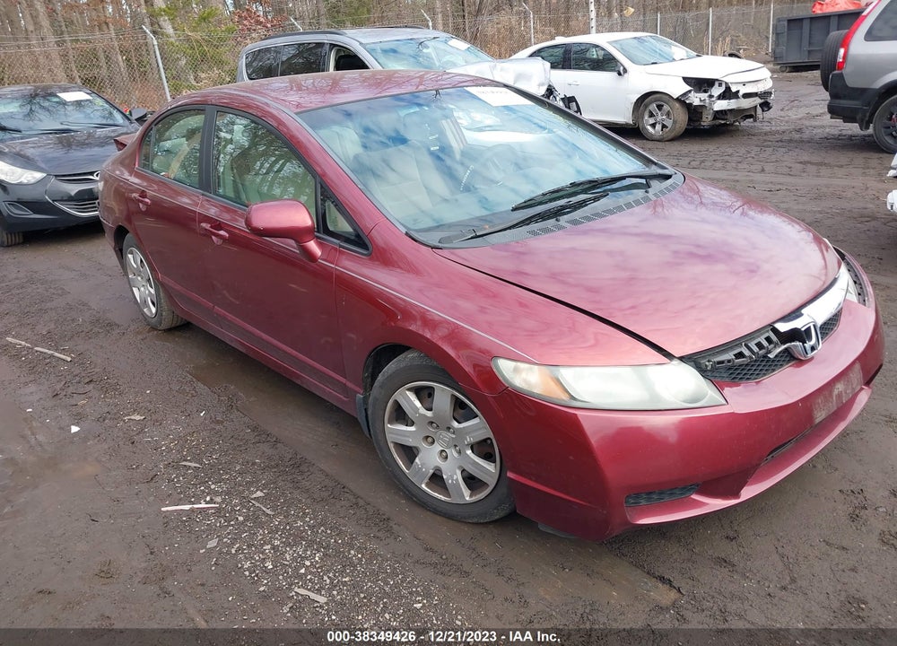 2010 HONDA CIVIC SDN LX VIN: 2HGFA1F50AH554119