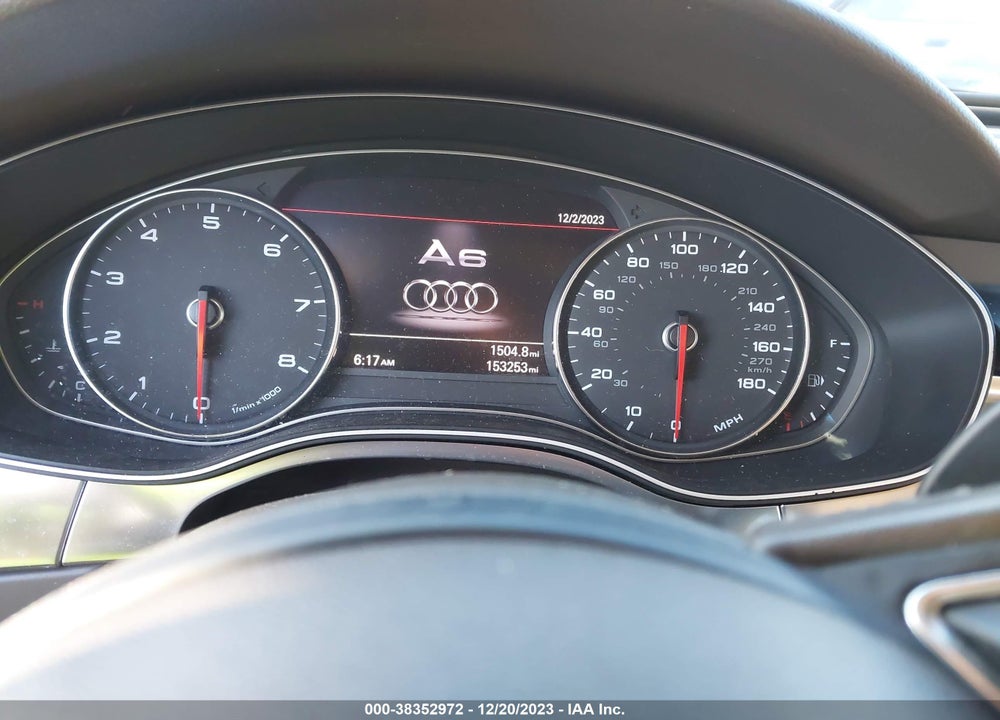 2012 AUDI A6 3.0 PREMIUM VIN: WAUBGAFC1CN007426