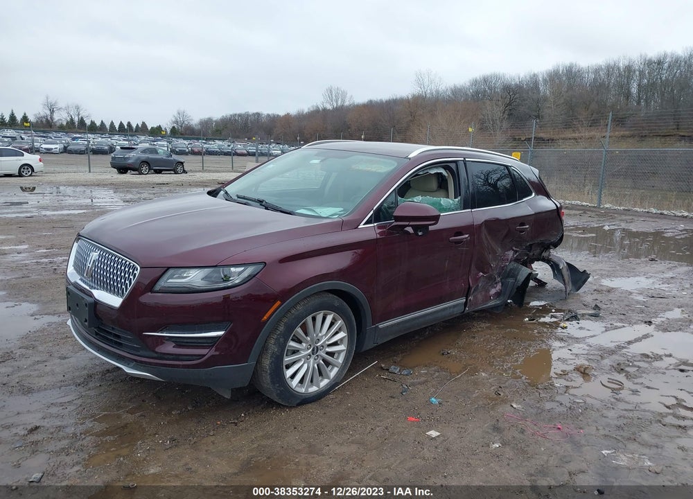 2019 LINCOLN MKC STANDARD VIN: 5LMCJ1C90KUL27707