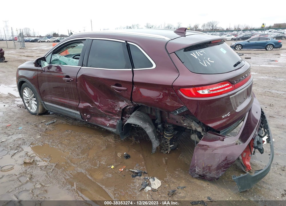 2019 LINCOLN MKC STANDARD VIN: 5LMCJ1C90KUL27707
