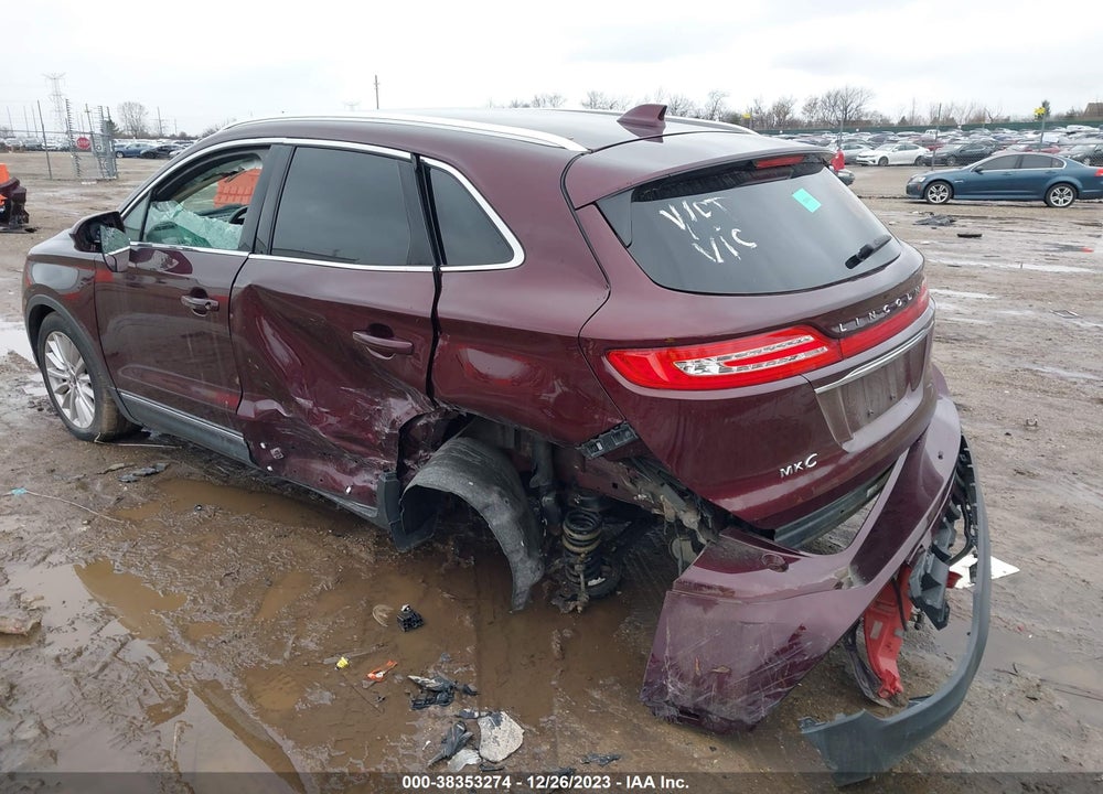 2019 LINCOLN MKC STANDARD VIN: 5LMCJ1C90KUL27707