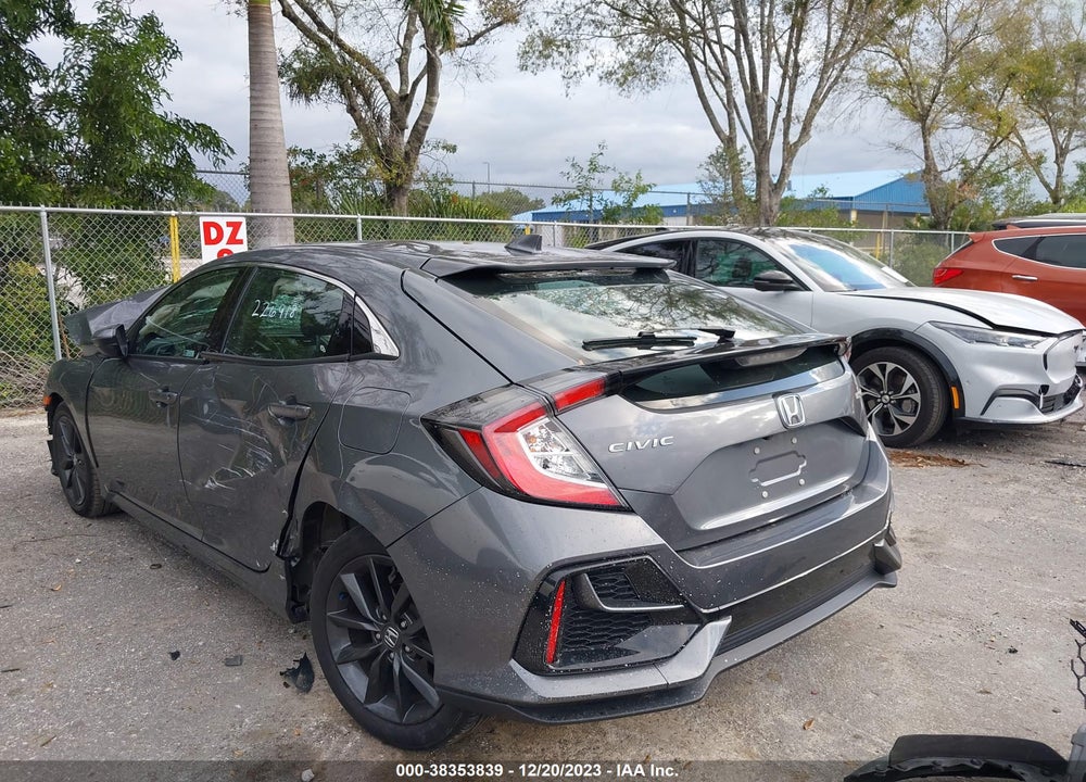 2021 HONDA CIVIC EX VIN: SHHFK7H65MU226918