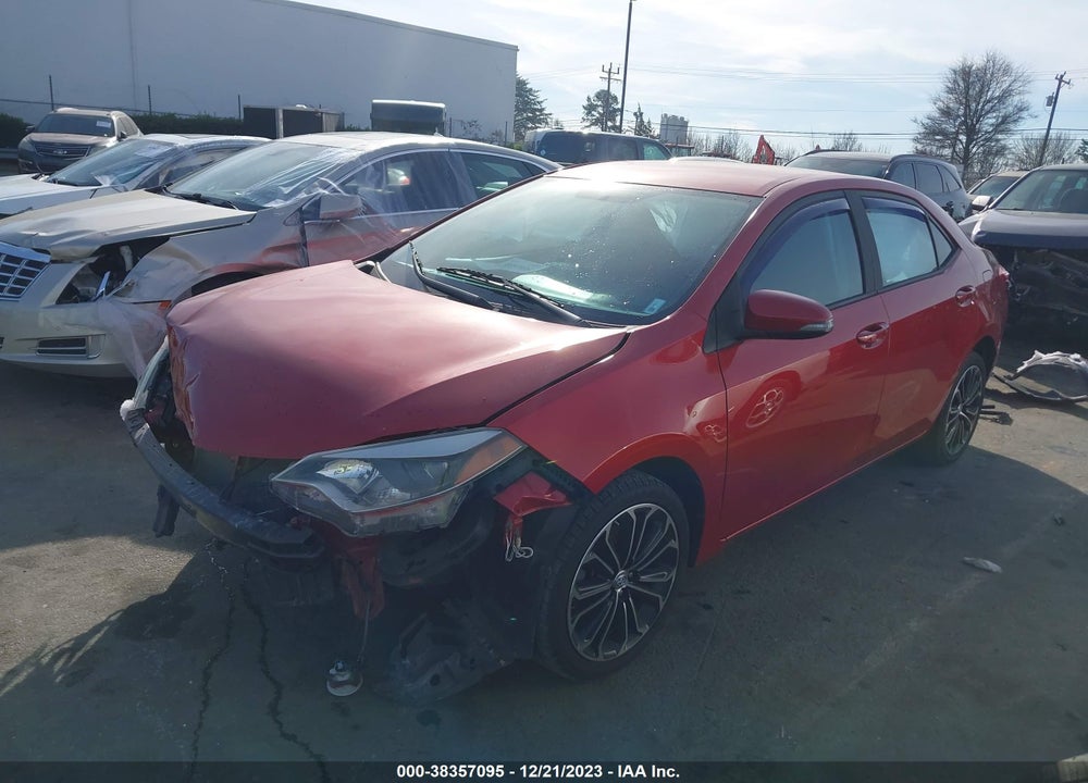2014 TOYOTA COROLLA S PLUS VIN: 2T1BURHEXEC187097