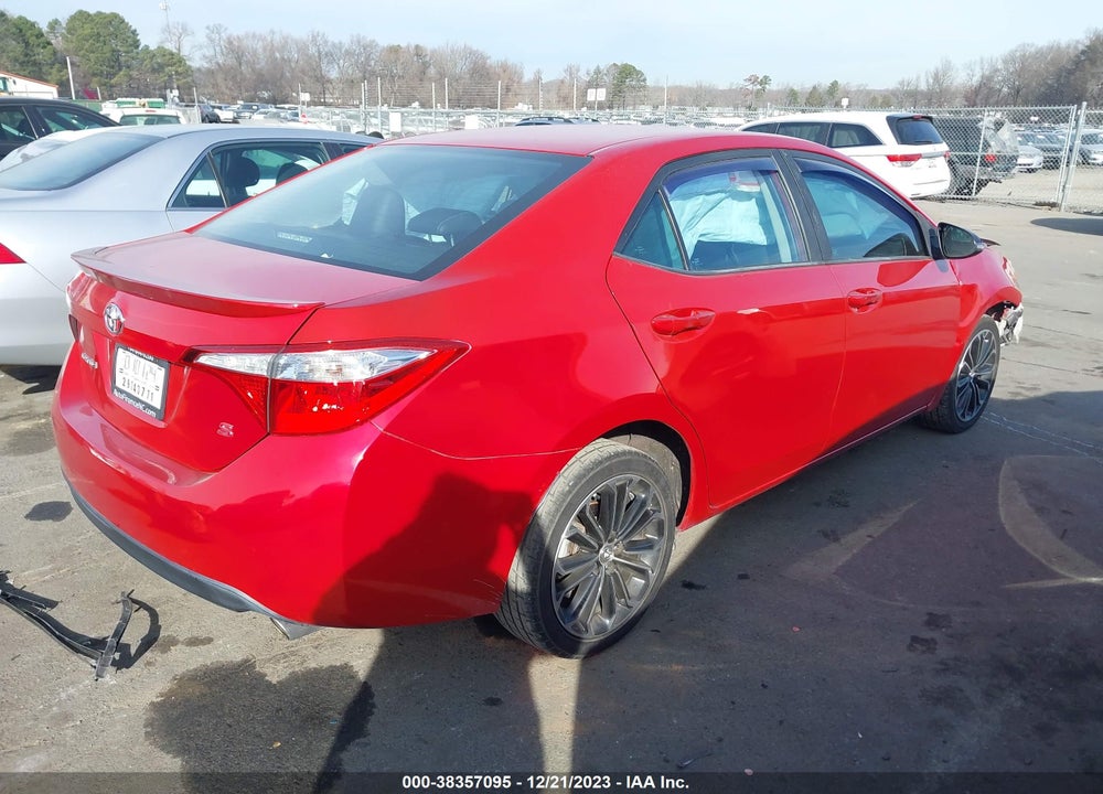 2014 TOYOTA COROLLA S PLUS VIN: 2T1BURHEXEC187097