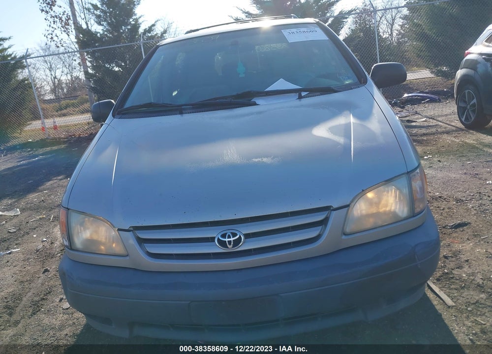 2003 TOYOTA SIENNA CE VIN: 4T3ZF19C63U543720