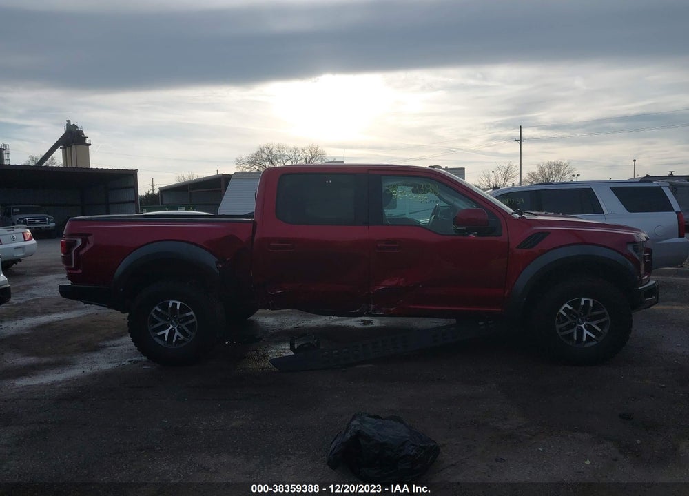 2018 FORD F-150 RAPTOR VIN: 1FTFW1RG9JFD28322