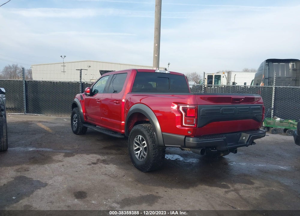 2018 FORD F-150 RAPTOR VIN: 1FTFW1RG9JFD28322