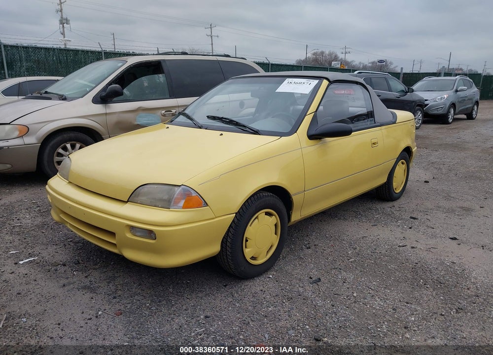 1993 GEO METRO LSI SPRINT CL VIN: JG1MR3368PK208997