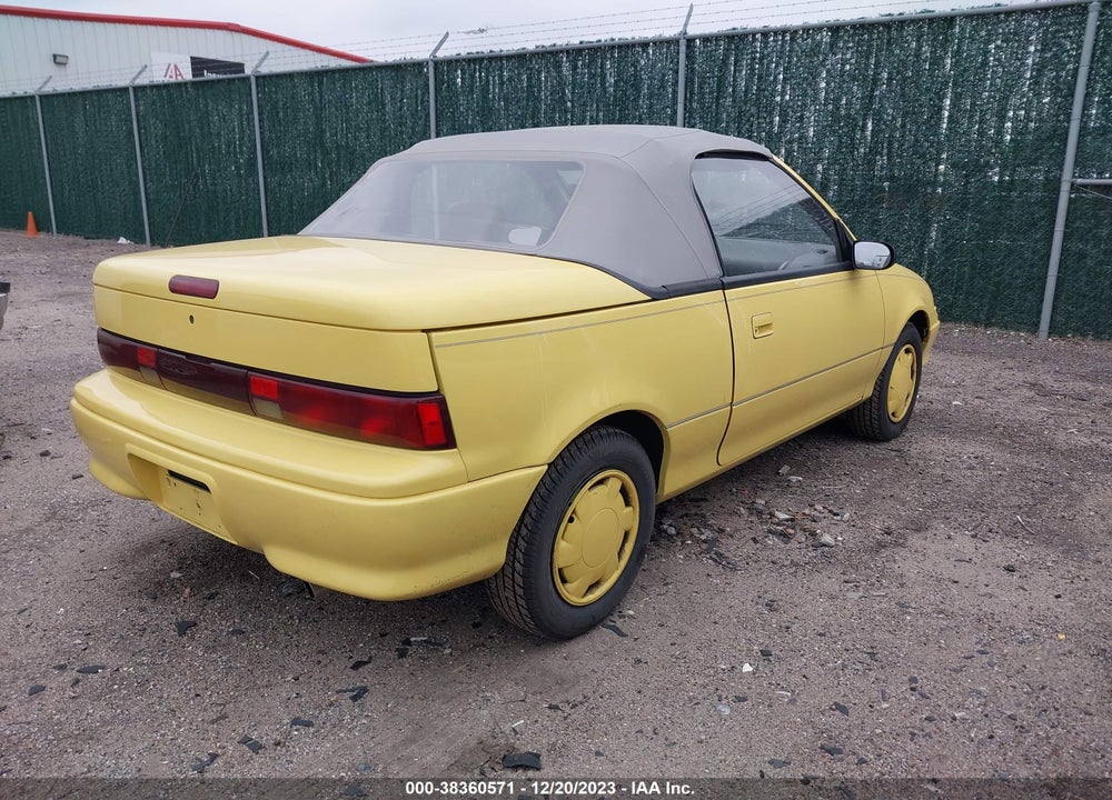 1993 GEO METRO LSI SPRINT CL VIN: JG1MR3368PK208997