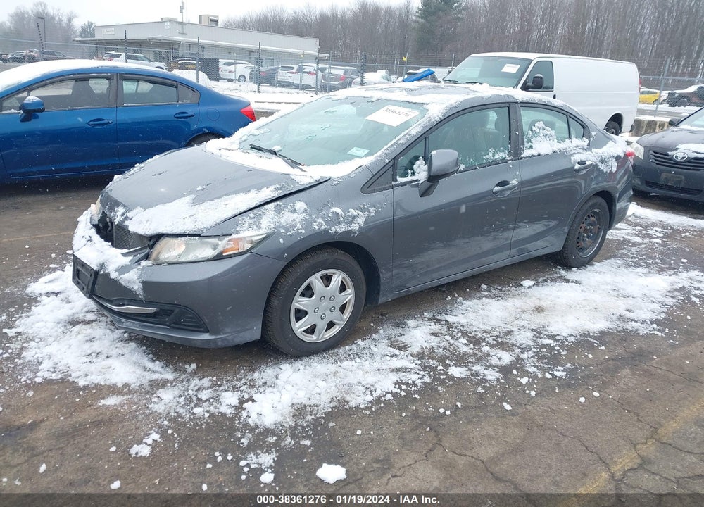 2013 HONDA CIVIC LX VIN: 19XFB2F54DE099096