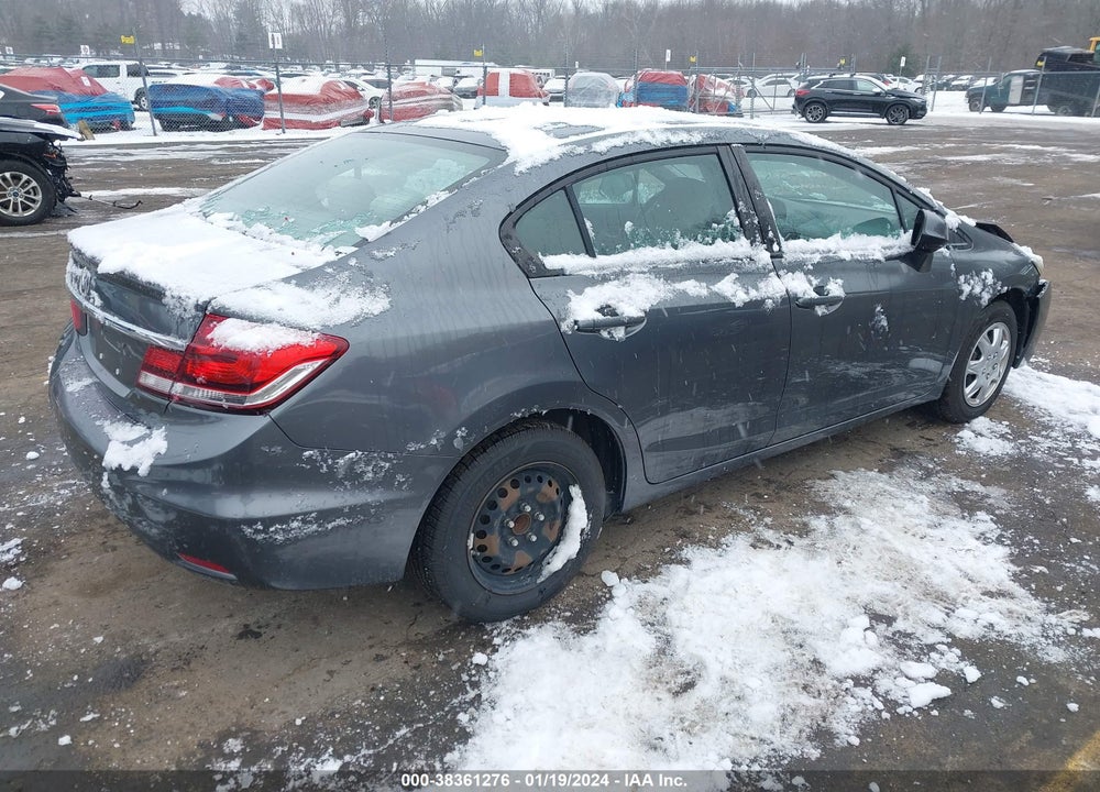 2013 HONDA CIVIC LX VIN: 19XFB2F54DE099096
