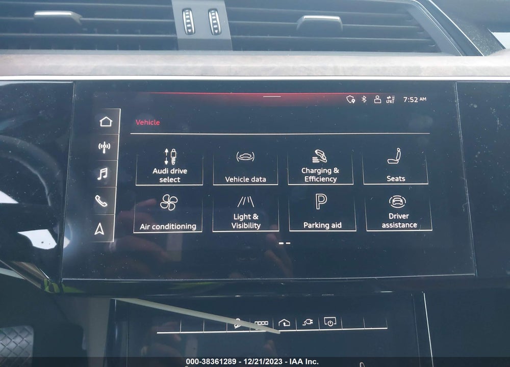 2022 AUDI E-TRON SPORTBACK S LINE PREMIUM VIN: WA11AAGE1NB007814
