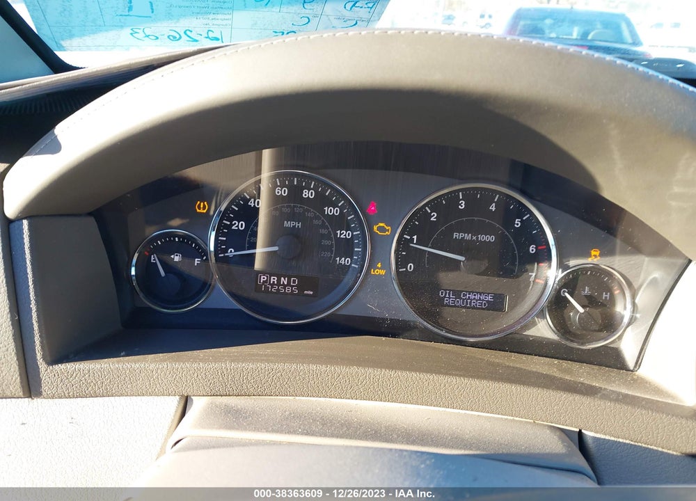 2009 JEEP GRAND CHEROKEE OVERLAND VIN: 1J8HR68T09C513909