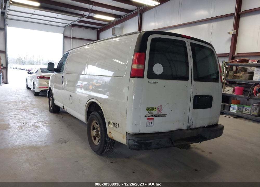2007 CHEVROLET EXPRESS WORK VAN VIN: 1GCFG15X771163346