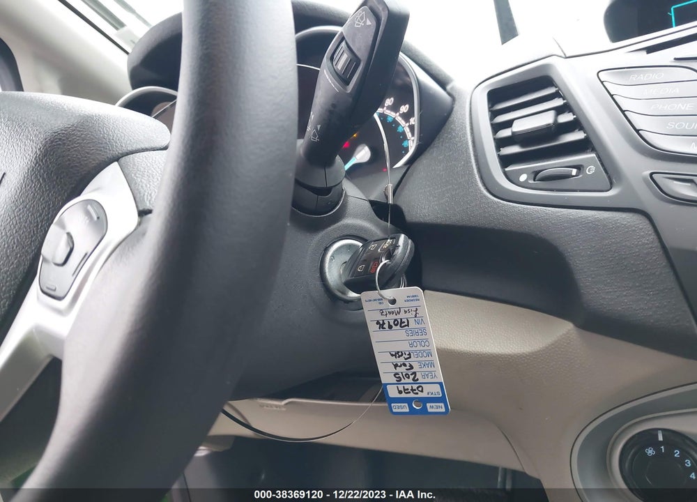 2015 FORD FIESTA SE VIN: 3FADP4EJ4FM170976