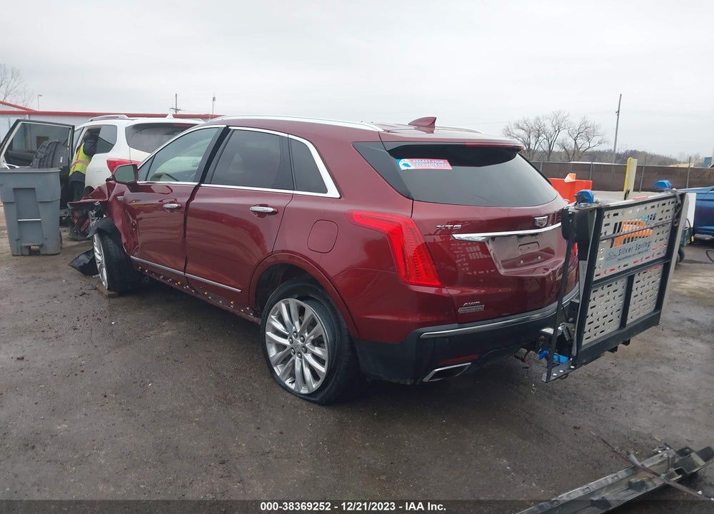 2017 CADILLAC XT5 PLATINUM VIN: 1GYKNFRS7HZ276243