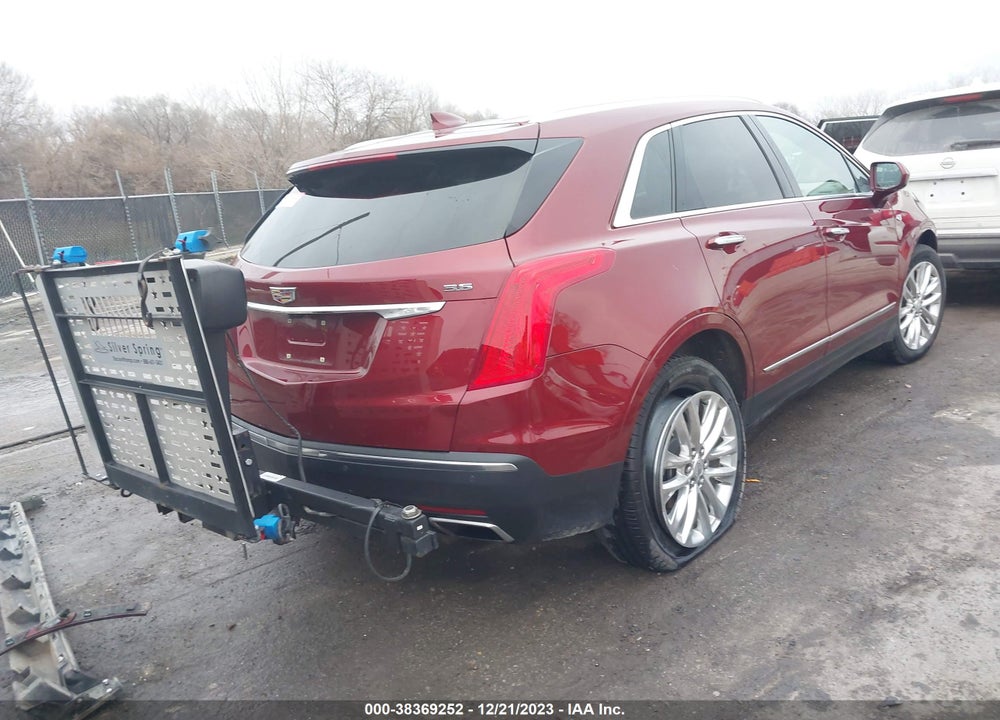 2017 CADILLAC XT5 PLATINUM VIN: 1GYKNFRS7HZ276243