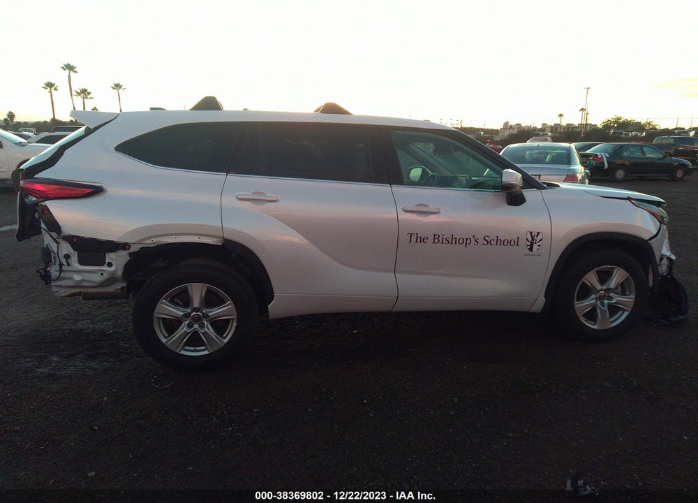 2022 TOYOTA HIGHLANDER LE VIN: 5TDZZRAH3NS558791