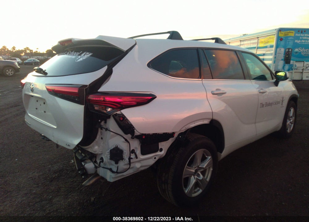 2022 TOYOTA HIGHLANDER LE VIN: 5TDZZRAH3NS558791