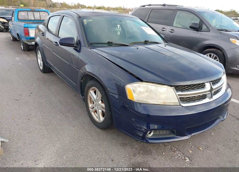 2013 DODGE AVENGER SXT VIN: 1C3CDZCG0DN687296
