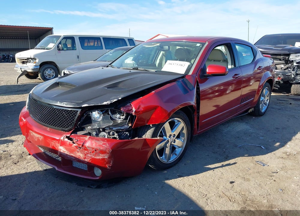 2008 DODGE AVENGER R/T VIN: 1B3LD76M48N626736